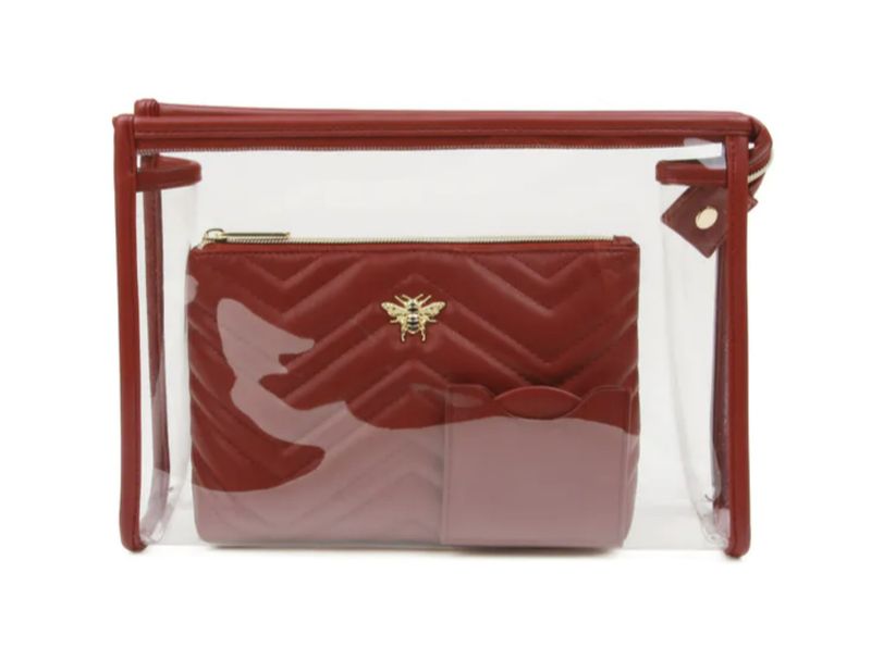 Luxury quilted Pomegranate collection 3 piece kit